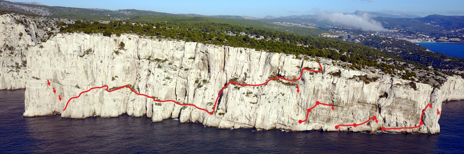 escalade calanques - sans retour et grande croisière
