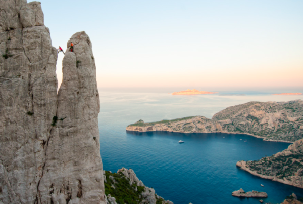 Escalade en grande voie Calanques Cassis Marseille